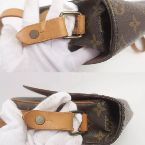 LOUIS VUITTON Cartouchiere GM Monogram  Crossbody Shoulder Bag Vintage - Picture 9 of 16